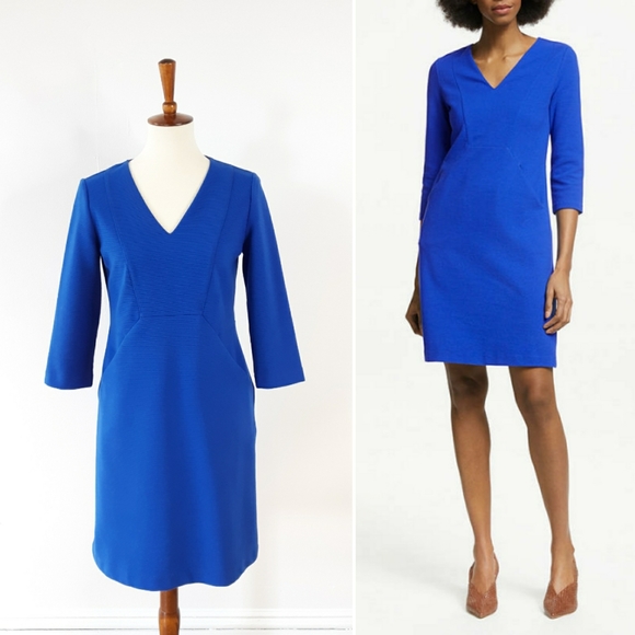 Boden Dresses & Skirts - Boden | Bronte Ottoman Ribbed Dress - Cobalt Blue